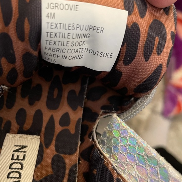 STEVE MADDEN High Top Sneakers Girl size 4 - Picture 6 of 13